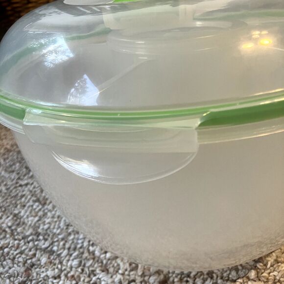 Snapware 4 Compartment Plastic Container Snap Fruit Vegetable Colander - Picture 3 of 11